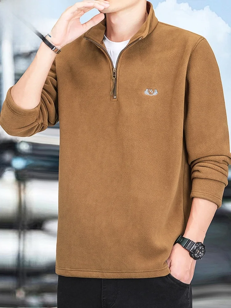 Paul Winter Men's Fce Lined f High Ne Sweater Warm Faionable Casual Long Sve Zipper Closure Soft Polyester Knitwear
Paul Winter Men's Fce Lined f High Ne Sweater Warm Faionable Casual Long Sve Zipper Closure Soft Polyester Knitwear