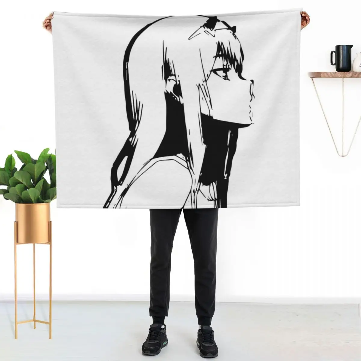 Darling in the Franxx - Zero Two Throw Blanket Wrinkle Resistant Lightweight Blanket
Darling in the Franxx - Zero Two Throw Blanket Wrinkle Resistant Lightweight Blanket