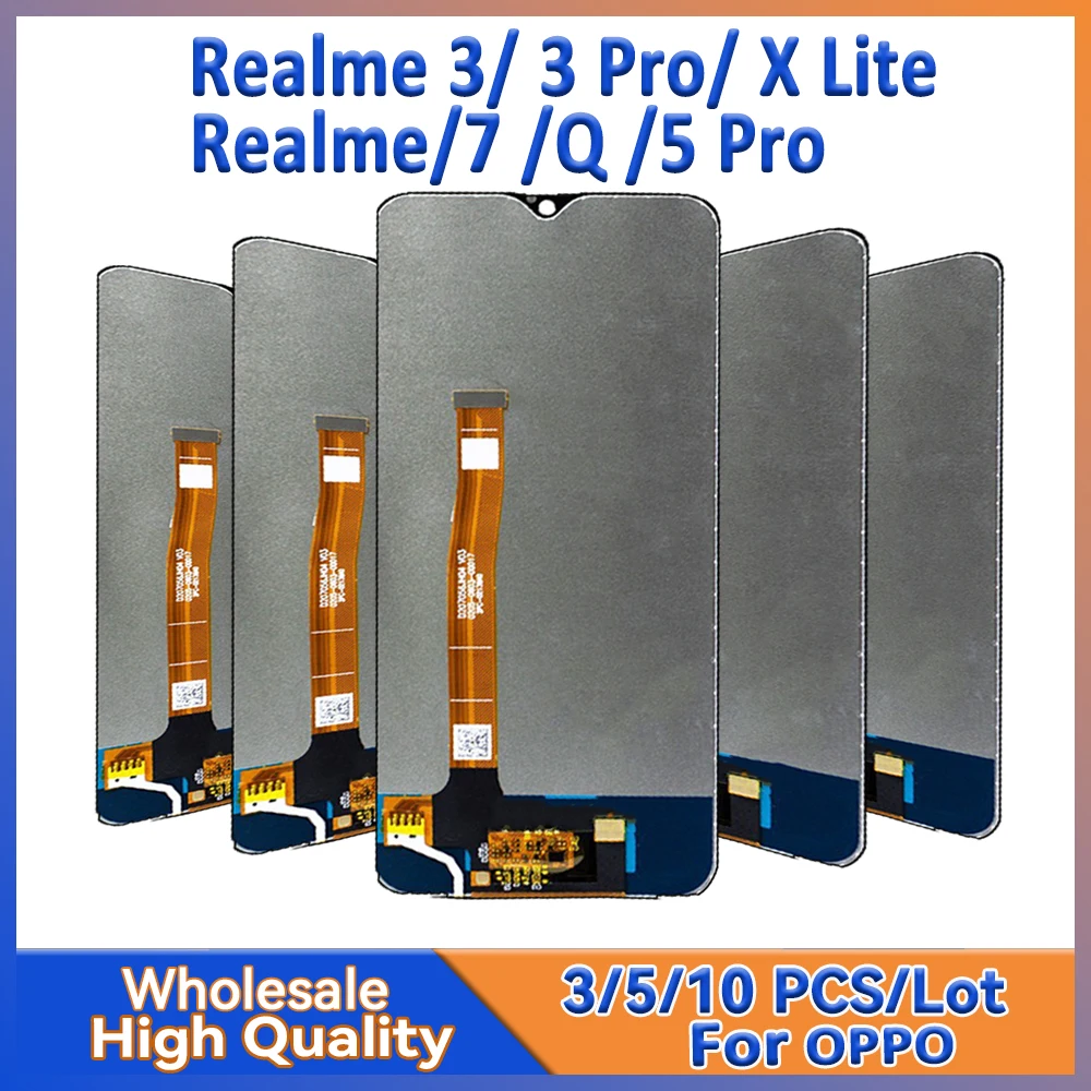 3/5/10 Pieces/Lot For OPPO Realme 3 3 Pro X Lite Lcd Display Screen Touch Assembly Realme 7 4G 5G Realme Q Real Realme 5 Pro
3/5/10 Pieces/Lot For OPPO Realme 3 3 Pro X Lite Lcd Display Screen Touch Assembly Realme 7 4G 5G Realme Q Real Realme 5 Pro