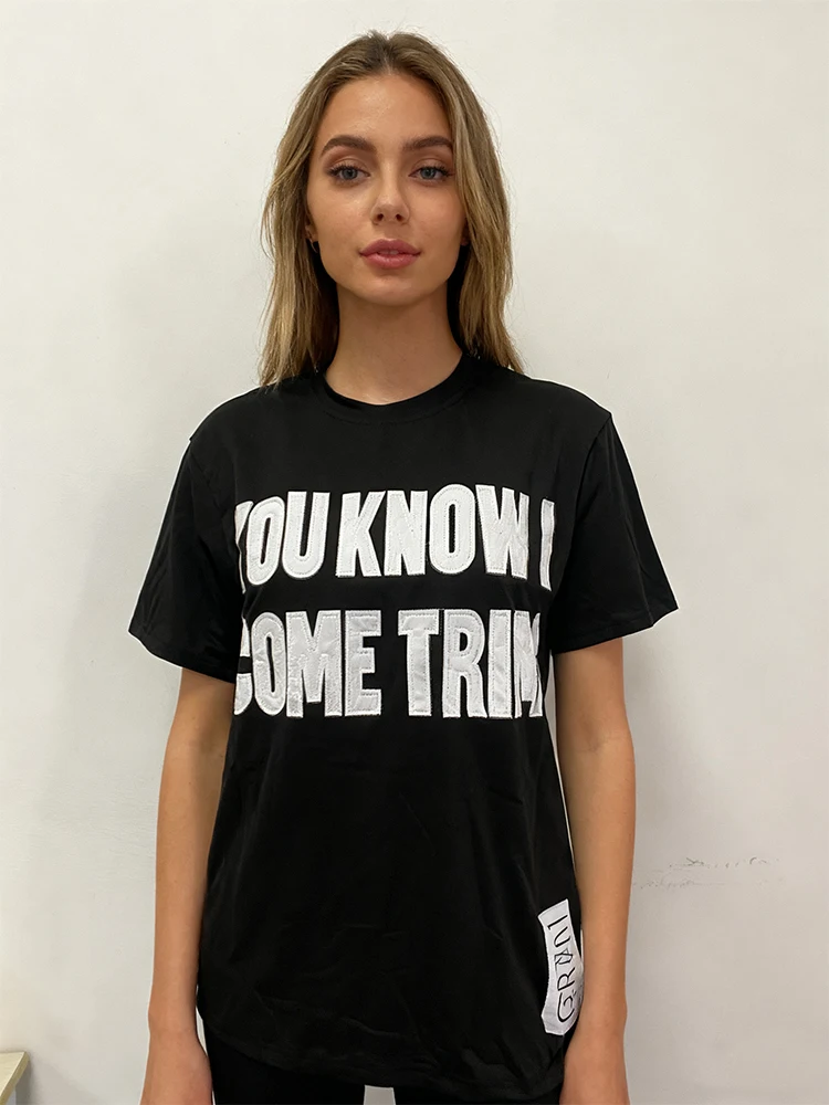 Gothic Harajuku Ins trendy fashion letter print round neck pullover short sleeved T-shirt autumn punk unisex top Y2k clothing
Gothic Harajuku Ins trendy fashion letter print round neck pullover short sleeved T-shirt autumn punk unisex top Y2k clothing