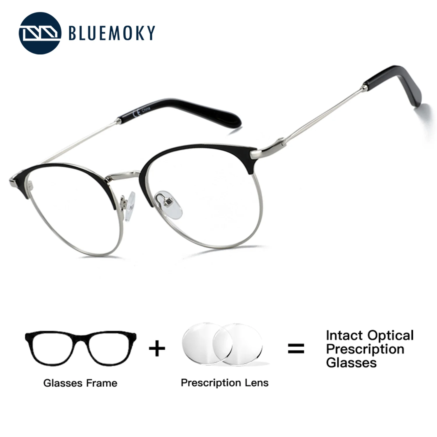 BLUEMOKY Round Presbyopic Reading Glasses for Women Mental Frame Myopia Photochromic Blue Light Blocking Comfort Fit
BLUEMOKY Round Presbyopic Reading Glasses for Women Mental Frame Myopia Photochromic Blue Light Blocking Comfort Fit