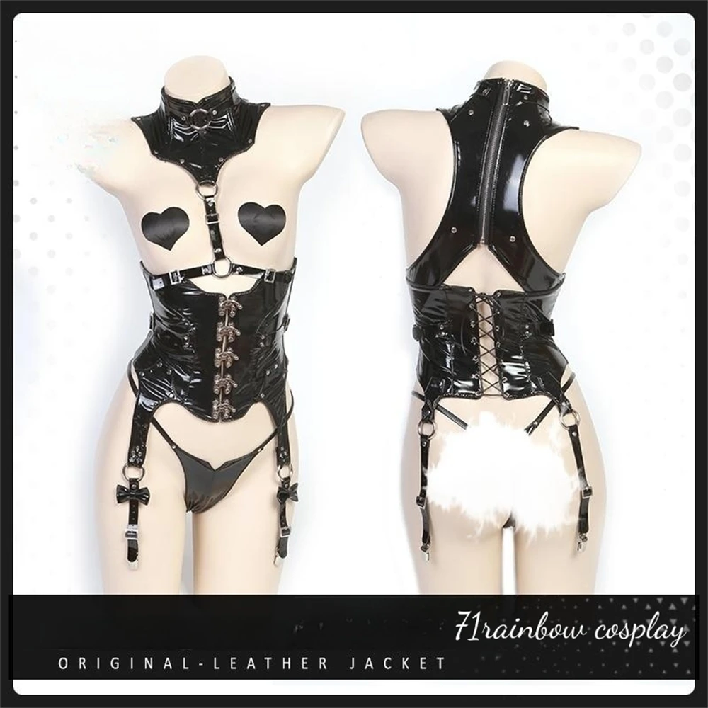 Original Design Fishbone Combat Suits Cosplay Costume Anime Leather Uniforms Halloween Clothes Woman Sexy Cosplay
Original Design Fishbone Combat Suits Cosplay Costume Anime Leather Uniforms Halloween Clothes Woman Sexy Cosplay