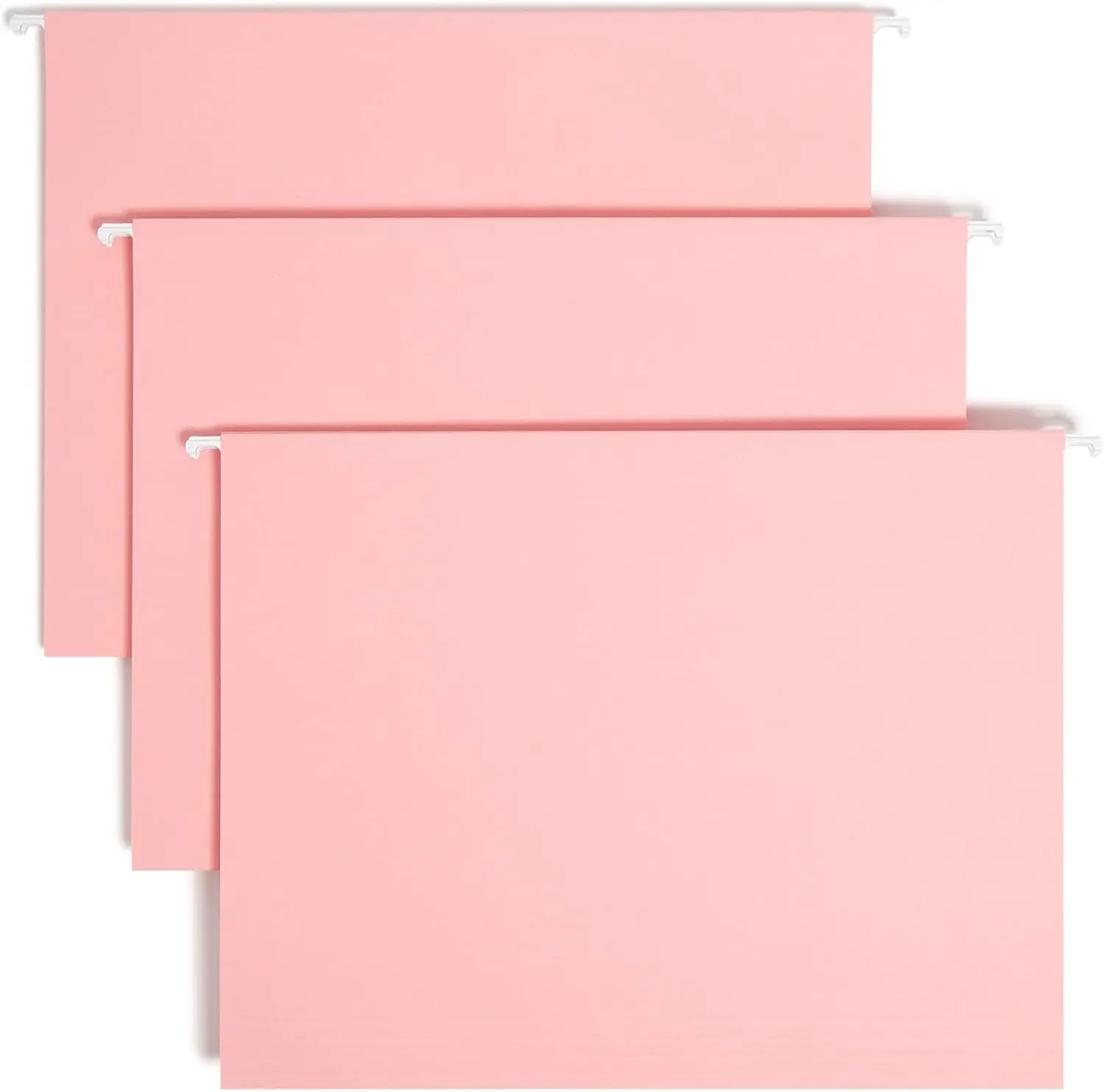 Standard Hanging File Folders, 25 Count, Pink, 1/5-Cut Adjustable Tabs, Letter Size (64066)
Standard Hanging File Folders, 25 Count, Pink, 1/5-Cut Adjustable Tabs, Letter Size (64066)