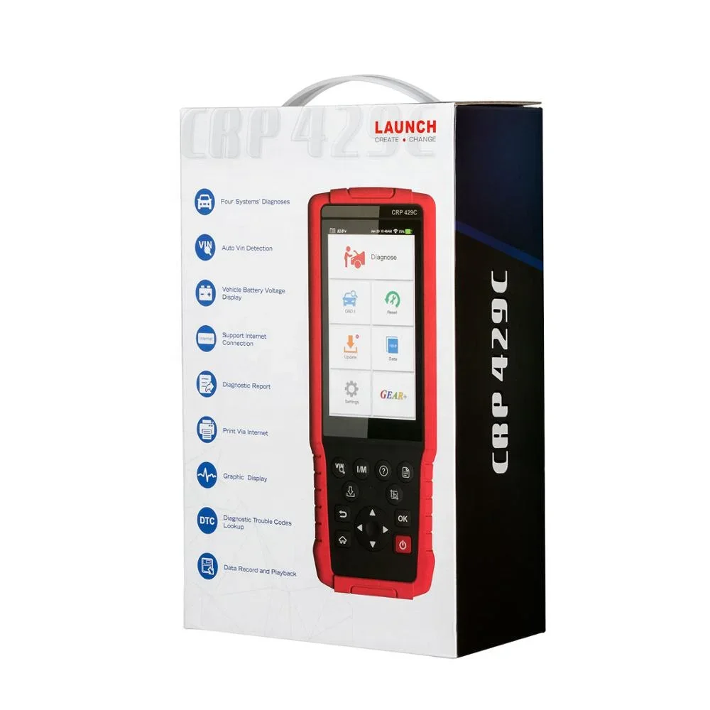 New Launch X431 CRP429C 4 Systems OBDII Code Reader obd2 Auto Diagnostic Tool CRP429 C CRP 429C Auto Scanner better than CRP129
New Launch X431 CRP429C 4 Systems OBDII Code Reader obd2 Auto Diagnostic Tool CRP429 C CRP 429C Auto Scanner better than CRP129