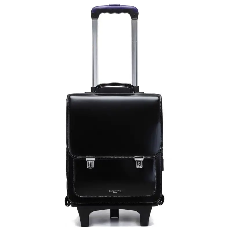 Japan School Tolley Backpack for boys kids Orthopedic Bag with wheels Children PU Japan school rolling Bag for girls satchels
Japan School Tolley Backpack for boys kids Orthopedic Bag with wheels Children PU Japan school rolling Bag for girls satchels