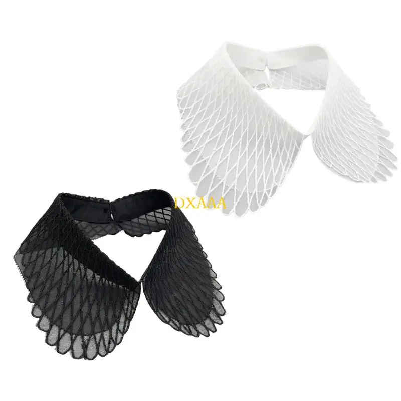 DXAA Multiuse Lace False Collar Layering Lapel Collar Insert Neckpiece For Women Girl Office Wear Casual Outfit And Dating
DXAA Multiuse Lace False Collar Layering Lapel Collar Insert Neckpiece For Women Girl Office Wear Casual Outfit And Dating