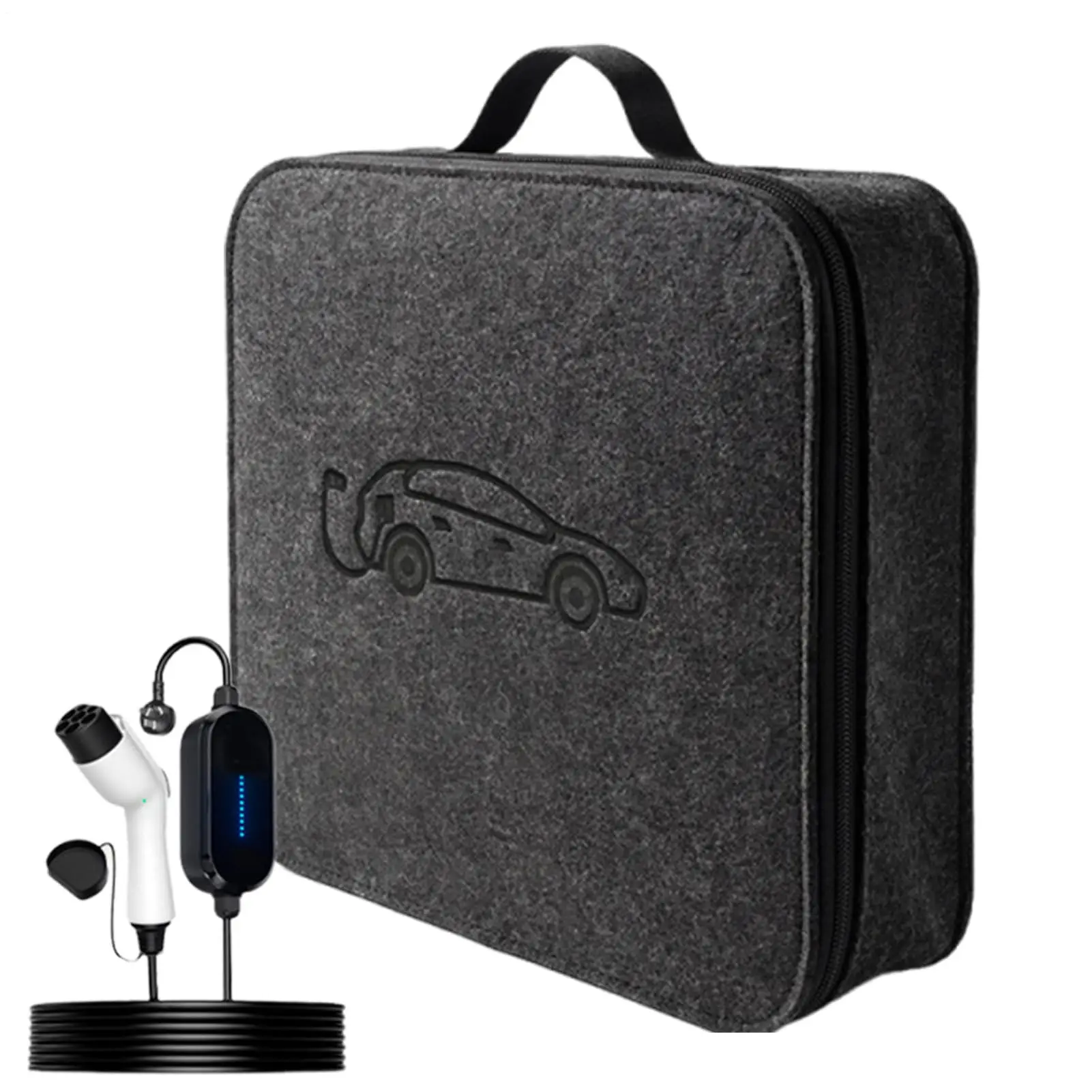 Portable EV Charger Cable Bag New Energy Vehicle Charging Gun Storage Bag Waterproof Auto EV Charging Jumper Storage Bag
Portable EV Charger Cable Bag New Energy Vehicle Charging Gun Storage Bag Waterproof Auto EV Charging Jumper Storage Bag