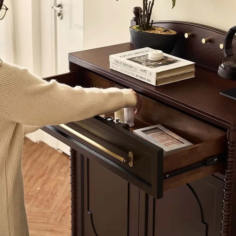 b18 retro solid wood storage cabinet integrated against the wall to enter the door storage porch shoe cabinet
b18 retro solid wood storage cabinet integrated against the wall to enter the door storage porch shoe cabinet
