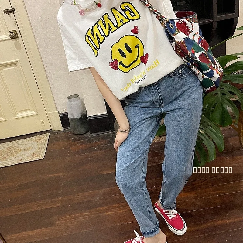 Винтажные джинсы из денима: модные прямые брюки с хорошей посадкой, хлопковые, на высокой талии, для весны и лета, женские
Винтажные джинсы из денима: модные прямые брюки с хорошей посадкой, хлопковые, на высокой талии, для весны и лета, женские