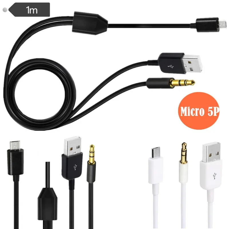 Акустический кабель Bluetooth Android Зарядное устройство 2-в-1 и аудиоадаптер Micro USB на 3,5 мм
Акустический кабель Bluetooth Android Зарядное устройство 2-в-1 и аудиоадаптер Micro USB на 3,5 мм