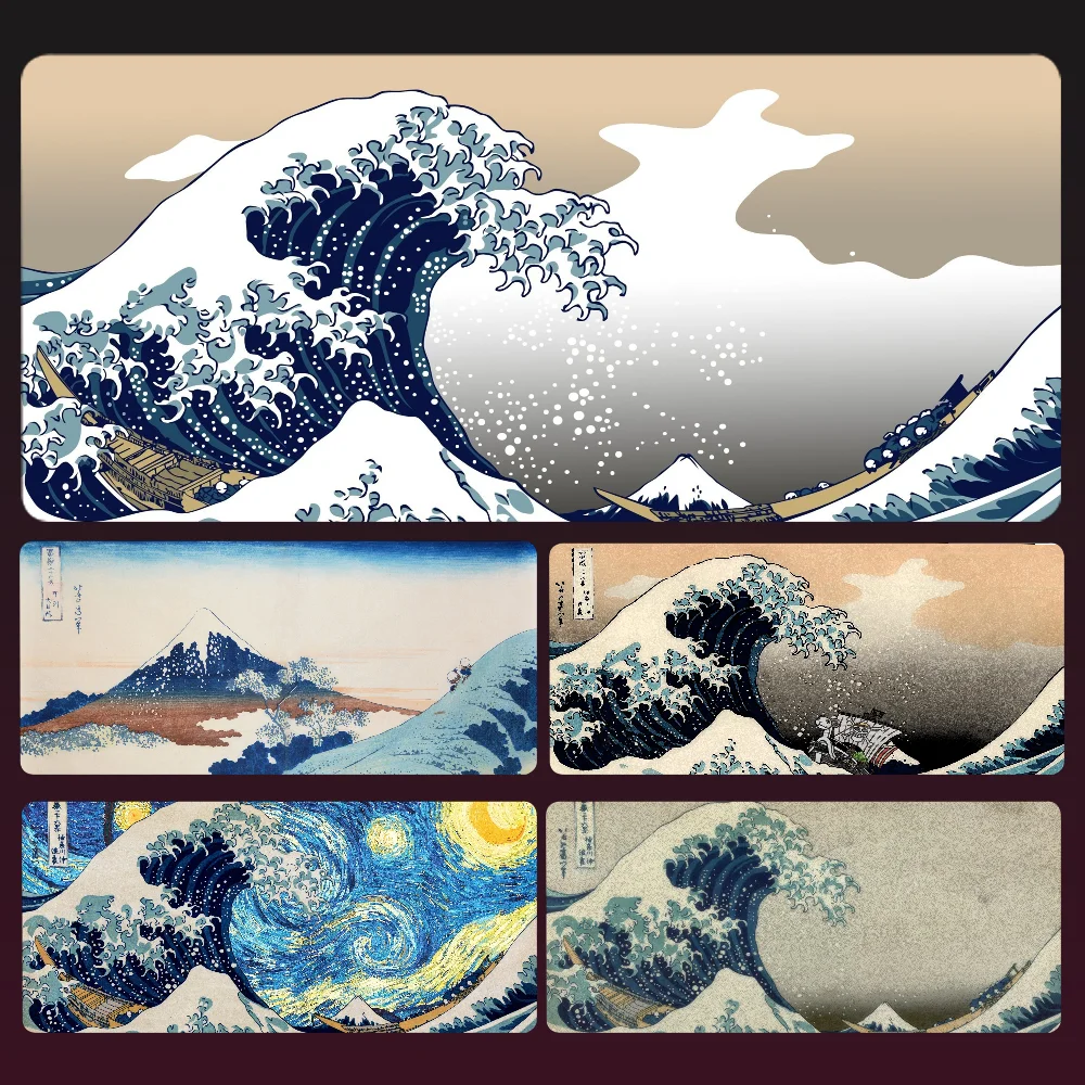 Japan The Great Wave of Kanagawa Mousepad Mouse Mat Desk Mat With Pad Gaming Accessories Prime Gaming XXL Keyboard Pad
Japan The Great Wave of Kanagawa Mousepad Mouse Mat Desk Mat With Pad Gaming Accessories Prime Gaming XXL Keyboard Pad