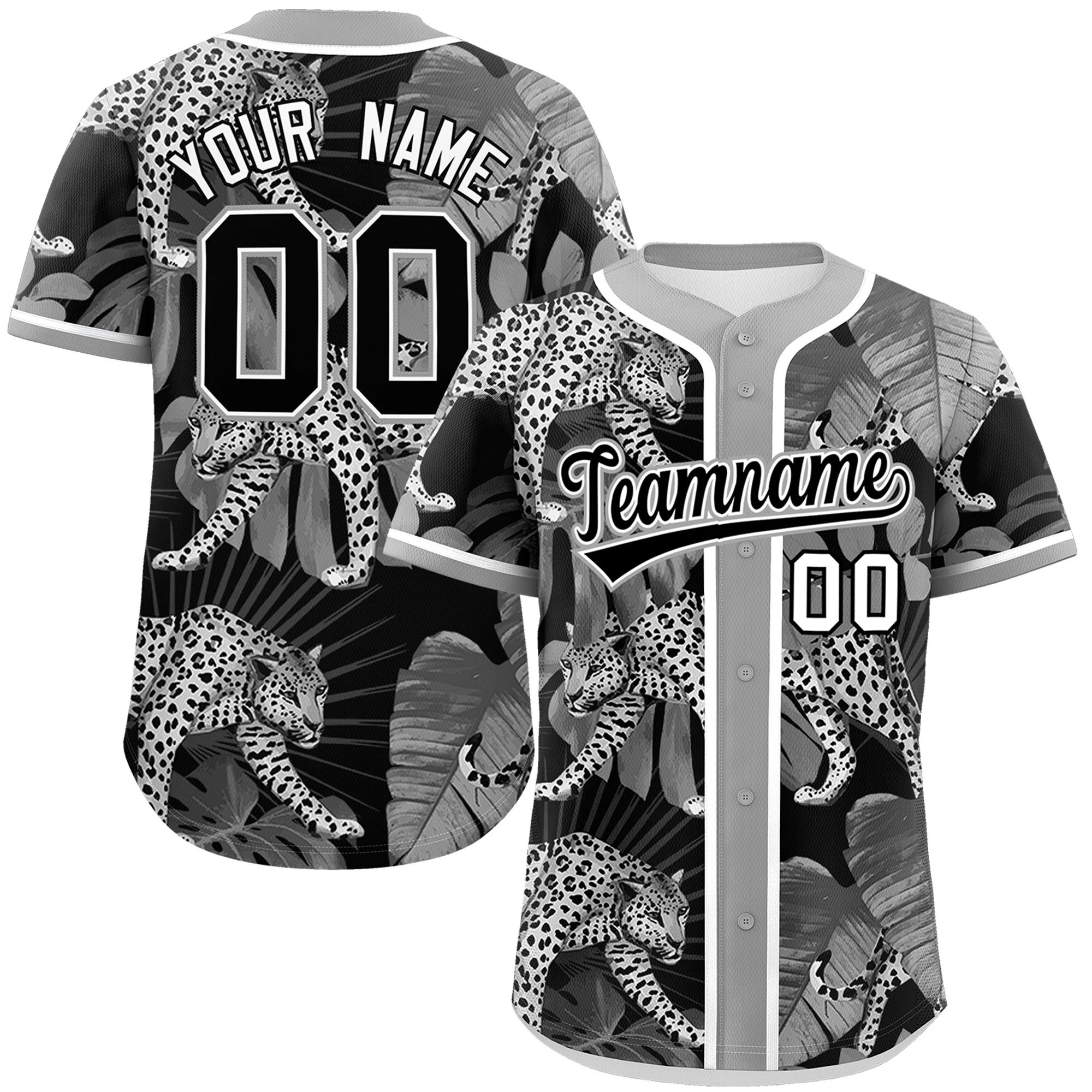 Custom Stitched Name Number Quick Dry Leopard Baseball Jersey Personalized Shirts Sports Uniform for Men
Custom Stitched Name Number Quick Dry Leopard Baseball Jersey Personalized Shirts Sports Uniform for Men