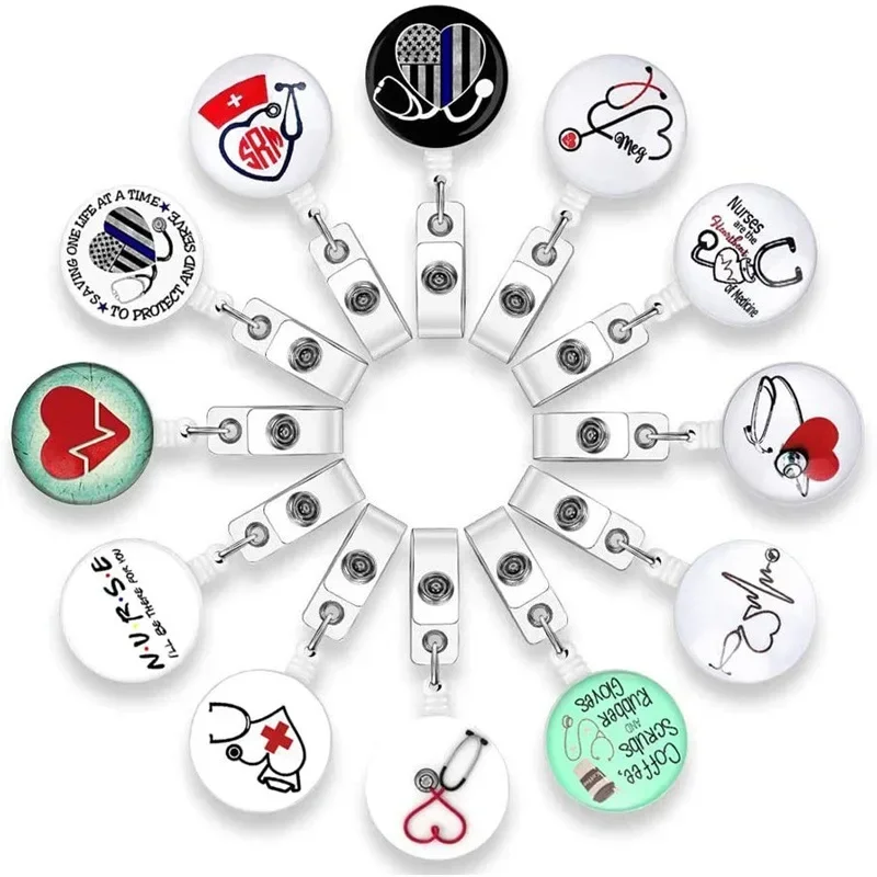 New Arrival Top Quality Retractable Doctor Nurse Badge Reel Fashion Cartoon cute Students ID Card Badge Holder
New Arrival Top Quality Retractable Doctor Nurse Badge Reel Fashion Cartoon cute Students ID Card Badge Holder