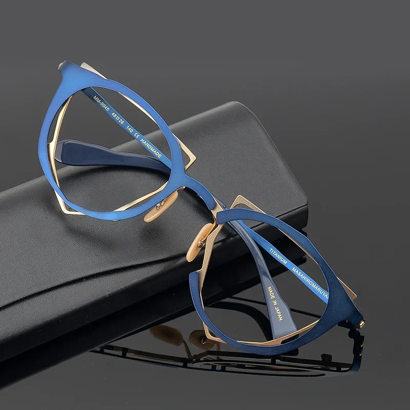 High Quality Japanese Handmade Pure Titanium Irregular Glasses Frames Prescription Men Women Retro Vintage Eyeglass Eyewear
High Quality Japanese Handmade Pure Titanium Irregular Glasses Frames Prescription Men Women Retro Vintage Eyeglass Eyewear