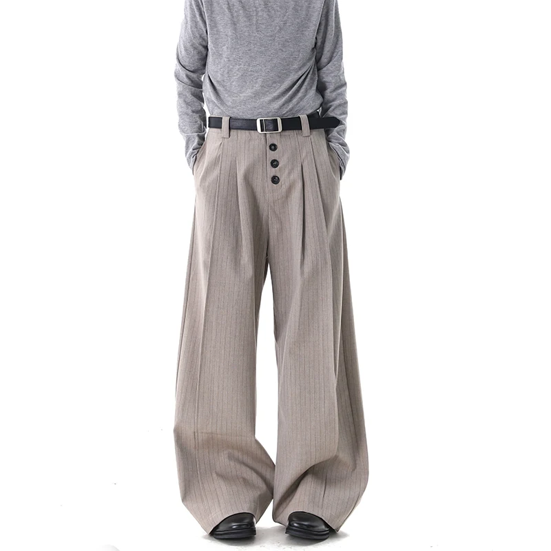 Casual loose suit pants for men 2026 new Personalized new design casual trousers with striped loose pants
Casual loose suit pants for men 2026 new Personalized new design casual trousers with striped loose pants