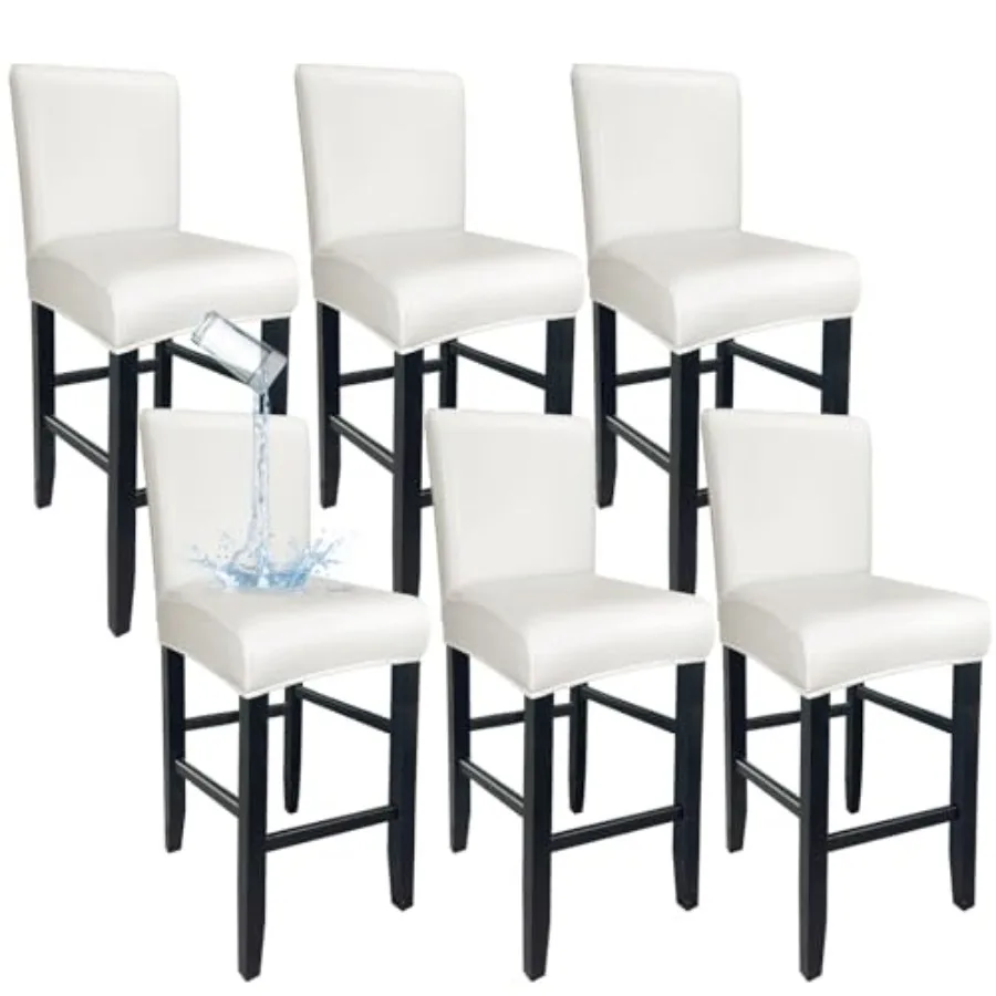 PU Leather Bar Stool Covers with Backs, Waterproof Bar Stool Chair Covers Washable and Wipeable High Back Barstool Slipcovers C
PU Leather Bar Stool Covers with Backs, Waterproof Bar Stool Chair Covers Washable and Wipeable High Back Barstool Slipcovers C