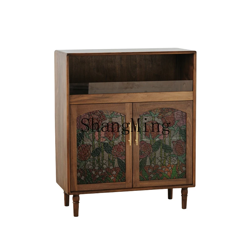 XMH solid wood living room wine cabinet retro dining side storage cabinet household locker
XMH solid wood living room wine cabinet retro dining side storage cabinet household locker