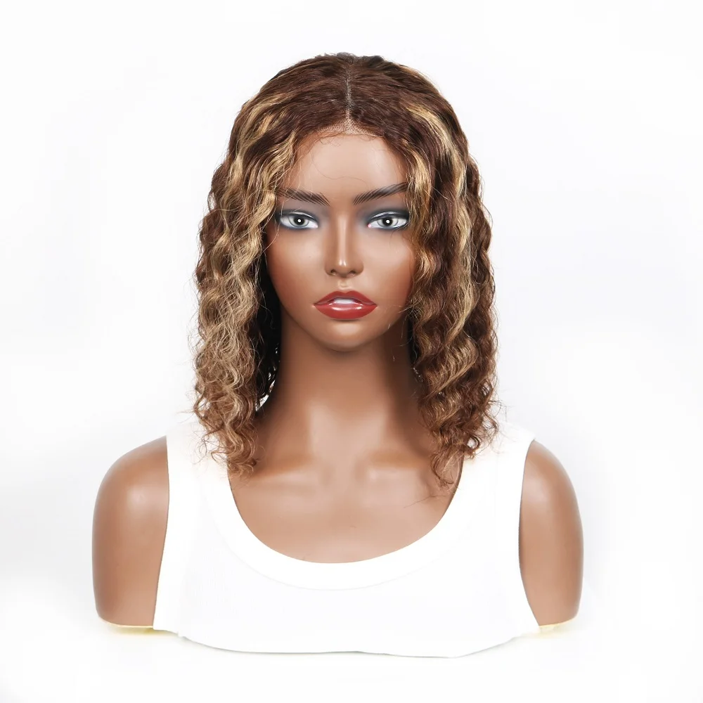 Glueless Deep Wave Wig Human Hair Highlight Ombre Wear and Go Bob Wigs for Women Pre Cut 4/27 Bob Wig Human Hair Pre Plucked
Glueless Deep Wave Wig Human Hair Highlight Ombre Wear and Go Bob Wigs for Women Pre Cut 4/27 Bob Wig Human Hair Pre Plucked