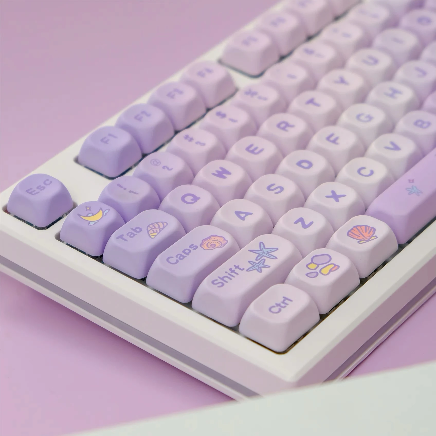 Shell Theme MOA Keycap A Set Keys Customization Gift Cute PBT Keycaps Moa Key Cap Dye-Sub Mechanical Keyboard Keycap MX Switch
Shell Theme MOA Keycap A Set Keys Customization Gift Cute PBT Keycaps Moa Key Cap Dye-Sub Mechanical Keyboard Keycap MX Switch