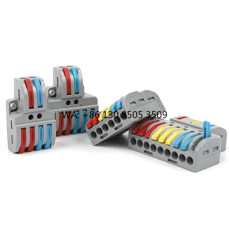 Quick Wiring Wire Connectors Universal Spring Splicing Cable Connector Push-in Compact Conductor Terminal Block SPL
Quick Wiring Wire Connectors Universal Spring Splicing Cable Connector Push-in Compact Conductor Terminal Block SPL
