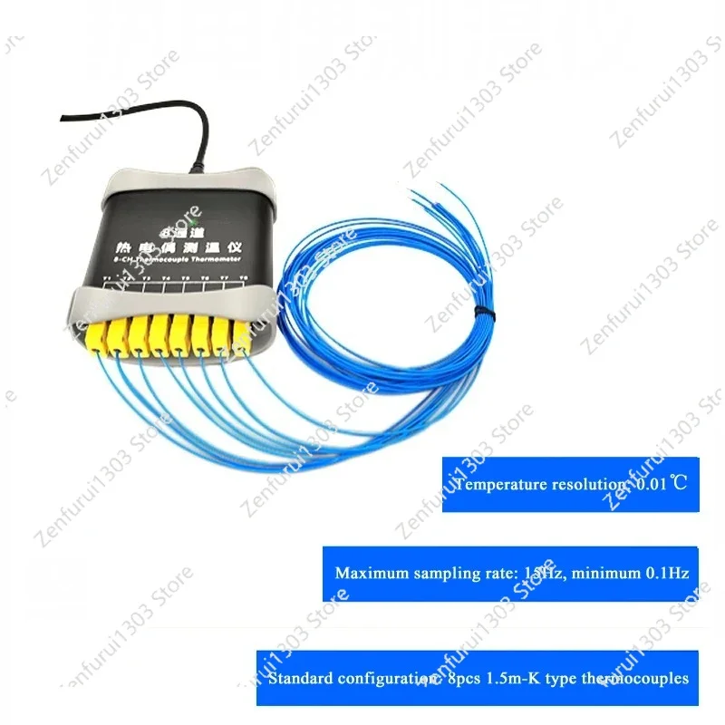 USB 8-channel K-type Thermocouple Drawing Temperature Measurement Curve And
USB 8-channel K-type Thermocouple Drawing Temperature Measurement Curve And