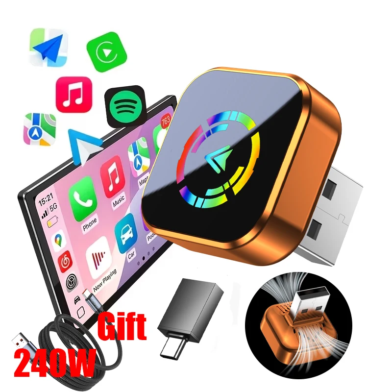 VYVYLABS Mini Wireless CarPlay Adapter Upgrade Auto Plug and Play Fast Auto-Reconnect Stable Control for iPhone iOS 10+ Android
VYVYLABS Mini Wireless CarPlay Adapter Upgrade Auto Plug and Play Fast Auto-Reconnect Stable Control for iPhone iOS 10+ Android