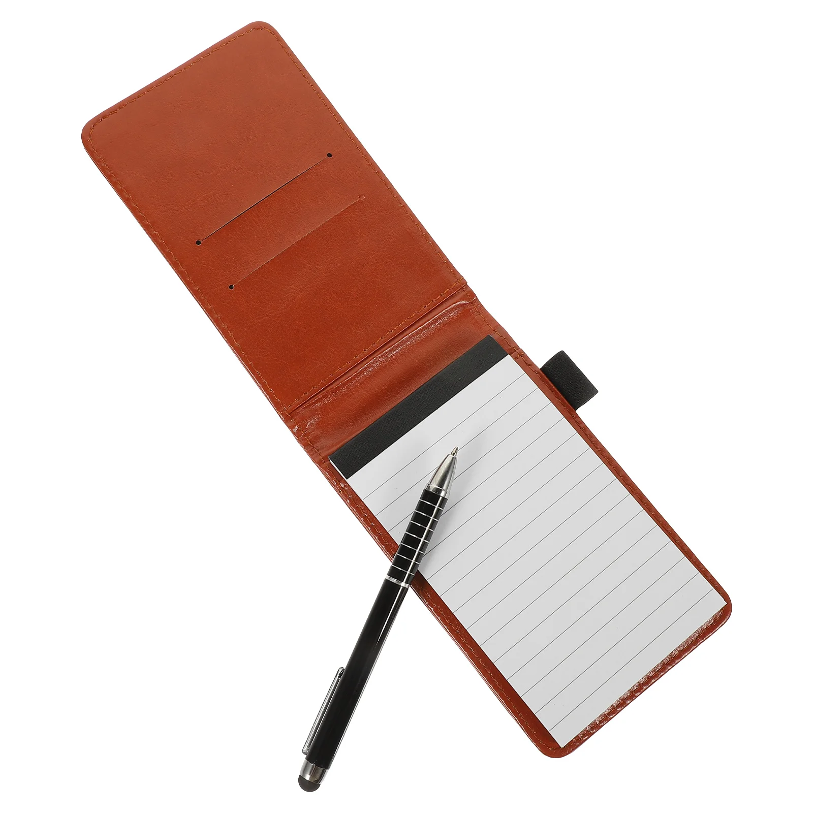 Metal Pen Notebook Notepad Writing PU Brown Lightweight Store Daily Pocket Office Business Travel Memo Pad Household
Metal Pen Notebook Notepad Writing PU Brown Lightweight Store Daily Pocket Office Business Travel Memo Pad Household