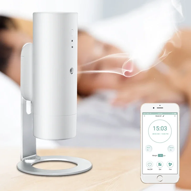Essential Oil Aroma Diffuser Bluetooth Control Home Fragrance Diffuser Wall Mounted Hotel Air Freshener Desktop Scent Machine
Essential Oil Aroma Diffuser Bluetooth Control Home Fragrance Diffuser Wall Mounted Hotel Air Freshener Desktop Scent Machine