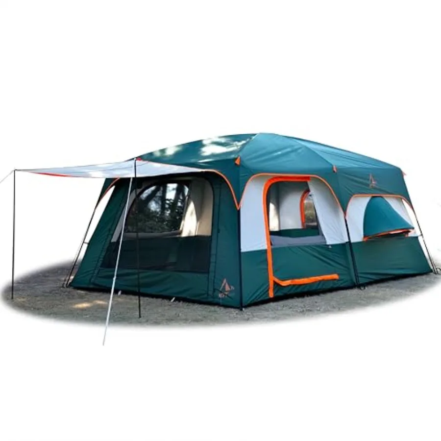 Extra Large Tent 12-14 Person Family Cabin Tents 2 Bay Windows 2 Rooms 3 Doors 3 Windows with Mesh Waterproof Straight Wall Dou
Extra Large Tent 12-14 Person Family Cabin Tents 2 Bay Windows 2 Rooms 3 Doors 3 Windows with Mesh Waterproof Straight Wall Dou