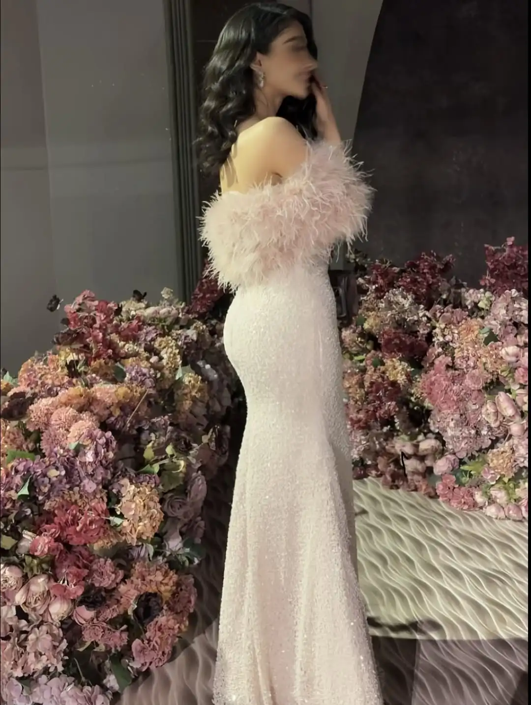 Women's Wedding Party attire Sequins Mermiad Evening Dresses Elegant Luxurious Pink Sexy Prom Gowns Customized High-Quality
Women's Wedding Party attire Sequins Mermiad Evening Dresses Elegant Luxurious Pink Sexy Prom Gowns Customized High-Quality