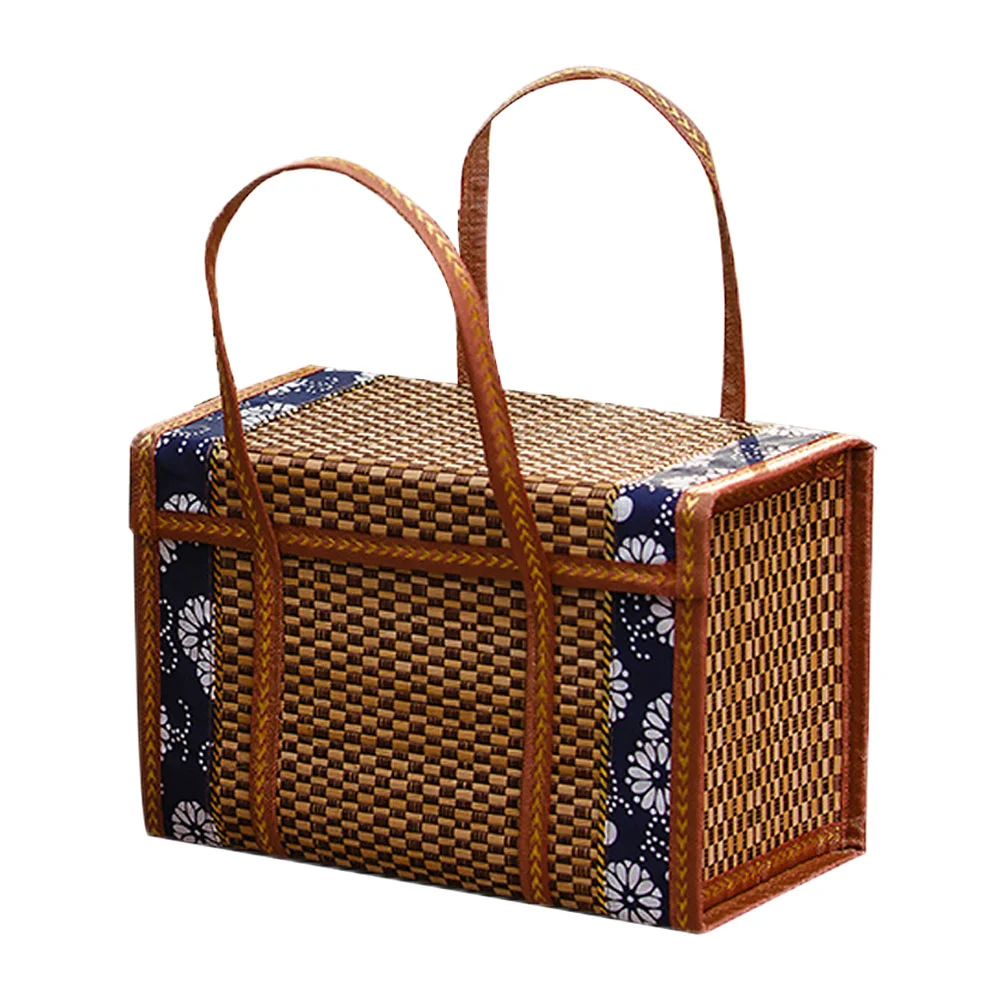 Large Storage Basket Fruit Vegetables with Handle Picnic Food Container Woven Brown for Child
Large Storage Basket Fruit Vegetables with Handle Picnic Food Container Woven Brown for Child