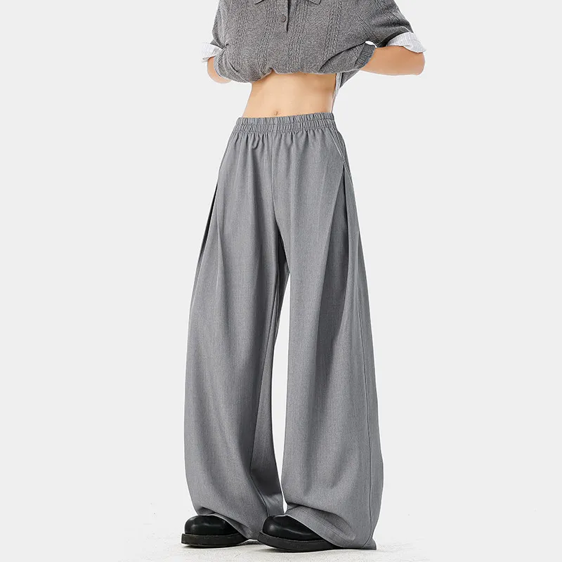 American Style Wide Leg Pants for Men Loose Fit Draped Casual Trousers Men Patchwork Design Fashion Streetwear Baggy Long Pants
American Style Wide Leg Pants for Men Loose Fit Draped Casual Trousers Men Patchwork Design Fashion Streetwear Baggy Long Pants