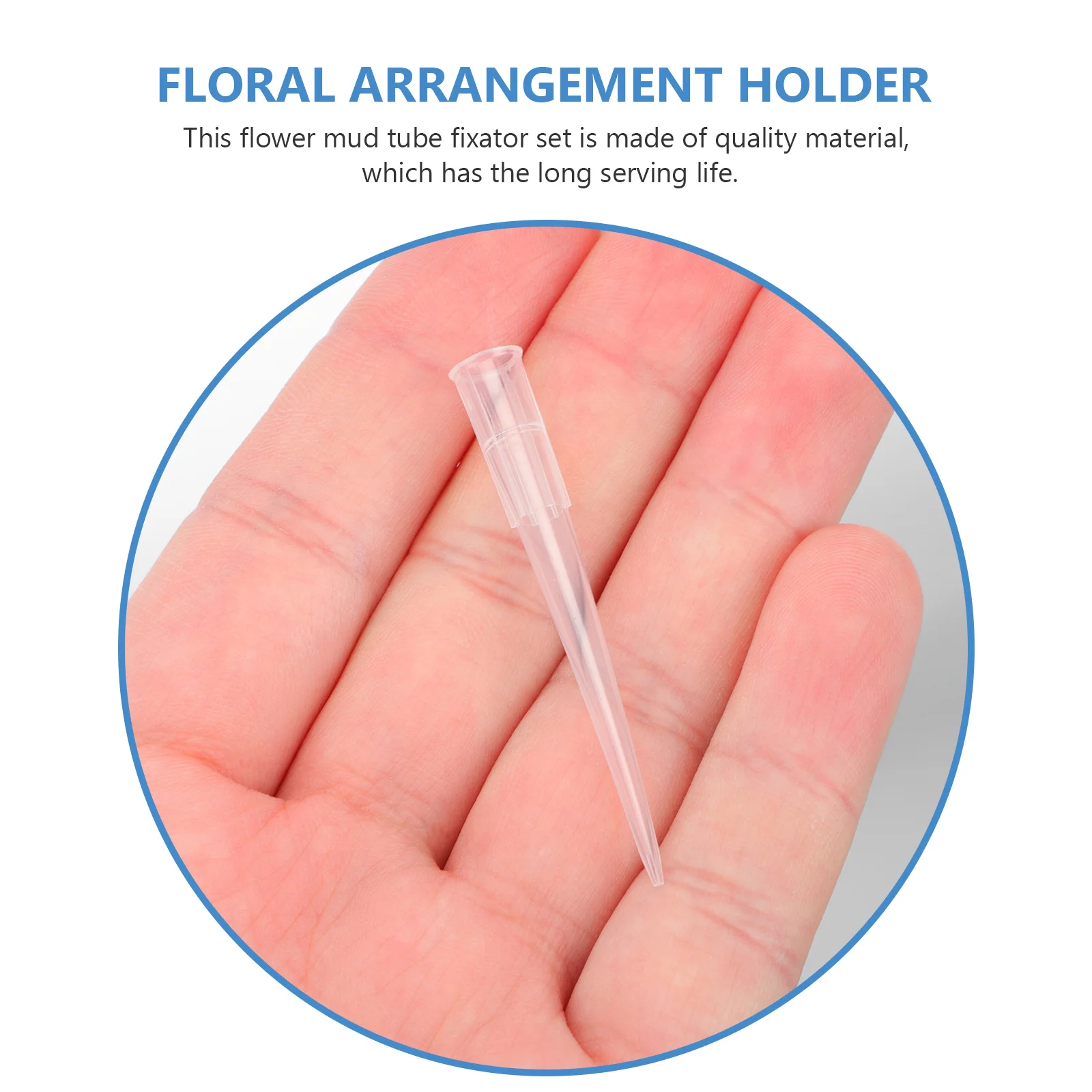 100 Pcs Flower Mud Holder Picks Vase Artificial Flowers Water Tube Arrangement Tools Transparent Medium Size Plastic Material
100 Pcs Flower Mud Holder Picks Vase Artificial Flowers Water Tube Arrangement Tools Transparent Medium Size Plastic Material