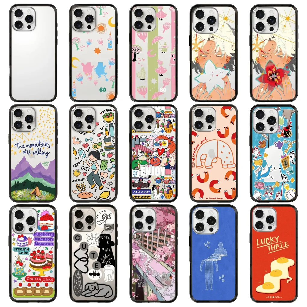 Cartoon New Type Imprinted Letters on The Border Protective Acrylic MagSafe Case for IPhone 15 Pro 16 Pro Max Cover Shell
Cartoon New Type Imprinted Letters on The Border Protective Acrylic MagSafe Case for IPhone 15 Pro 16 Pro Max Cover Shell