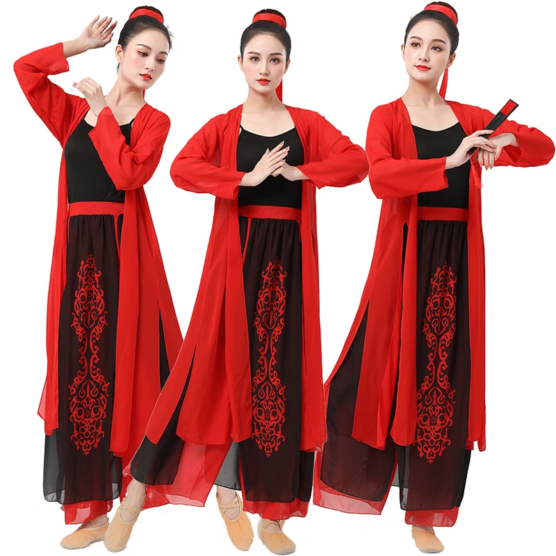 Jazz dance, ancient charm, elegant performance attire, Chinese style women's modern dance training suit set
Jazz dance, ancient charm, elegant performance attire, Chinese style women's modern dance training suit set