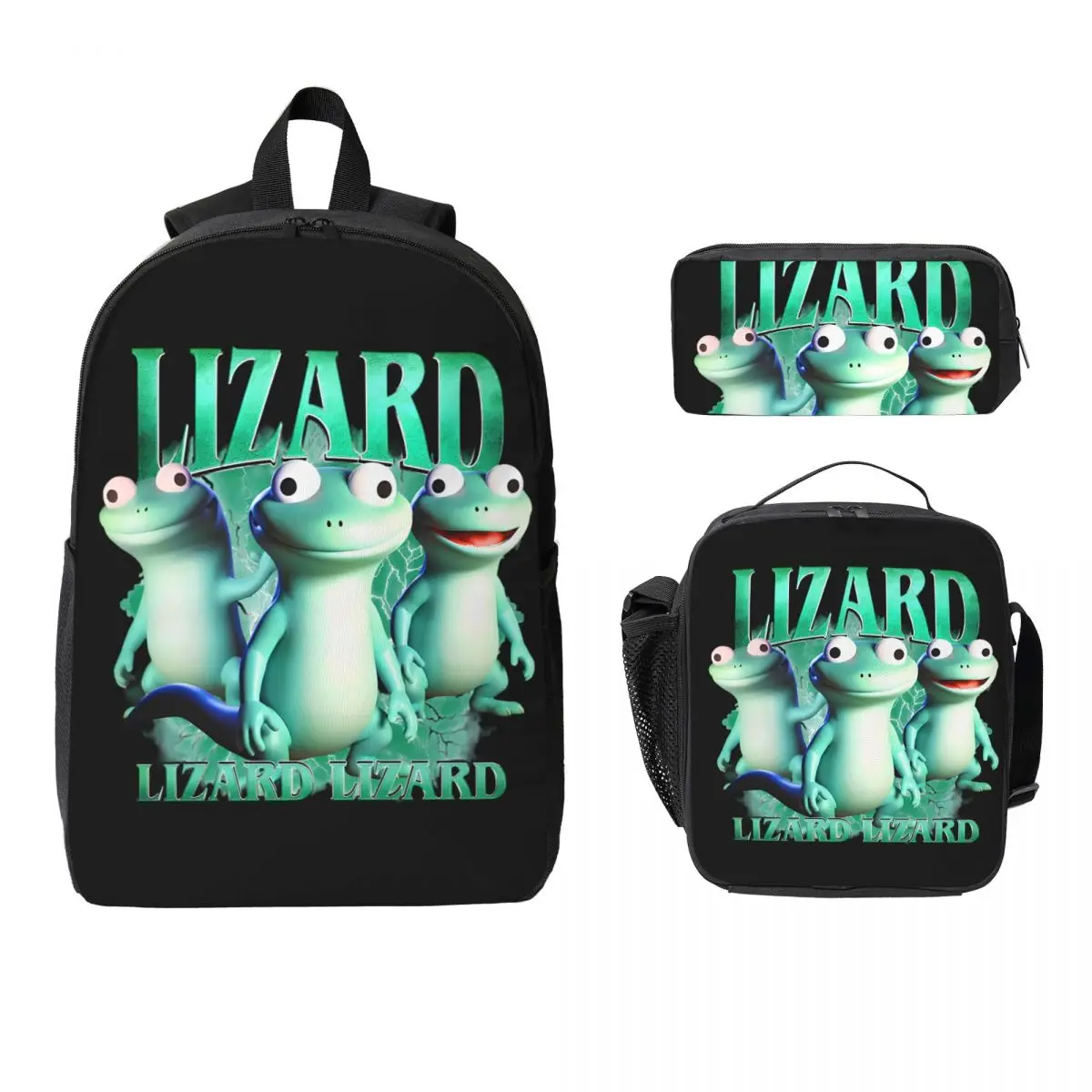3pecs/set Lizard Meme Funny Retro Backpack for Boys Girls Canvas Bags Lunch bag Pencil Case
3pecs/set Lizard Meme Funny Retro Backpack for Boys Girls Canvas Bags Lunch bag Pencil Case
