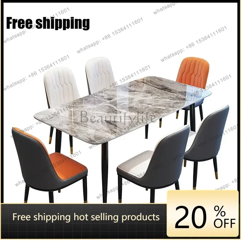 zj.Designer Party Dining Table Rectangular Kitchen Living Room Nordic Dining Tables Black Modern Mesas Restaurante Home Furnitur
zj.Designer Party Dining Table Rectangular Kitchen Living Room Nordic Dining Tables Black Modern Mesas Restaurante Home Furnitur