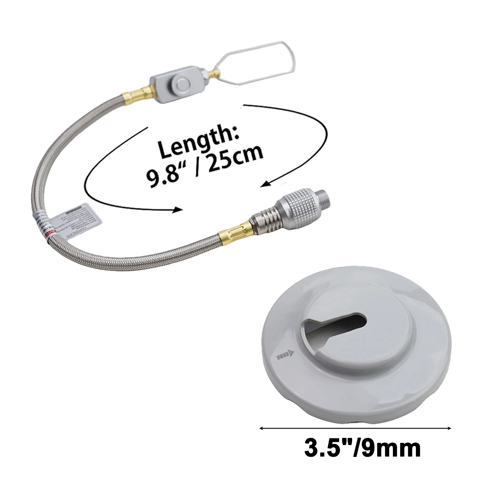Camping Gas Hose Connector Multi-Function Gas Valve Hose For EN417 Screw Type Canister Device For Camping Picnic Outdoor Cooking
Camping Gas Hose Connector Multi-Function Gas Valve Hose For EN417 Screw Type Canister Device For Camping Picnic Outdoor Cooking