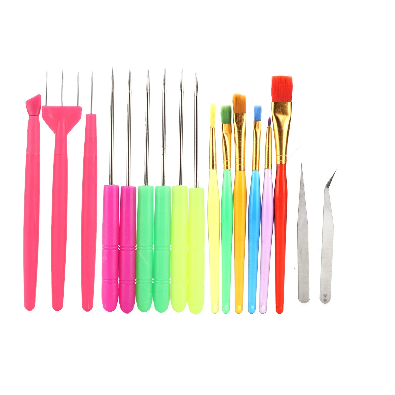 17pcs Cake Decorating Tool Colourful Sugar Stir Needle Food Paint Brush for Cookie Decoration
17pcs Cake Decorating Tool Colourful Sugar Stir Needle Food Paint Brush for Cookie Decoration