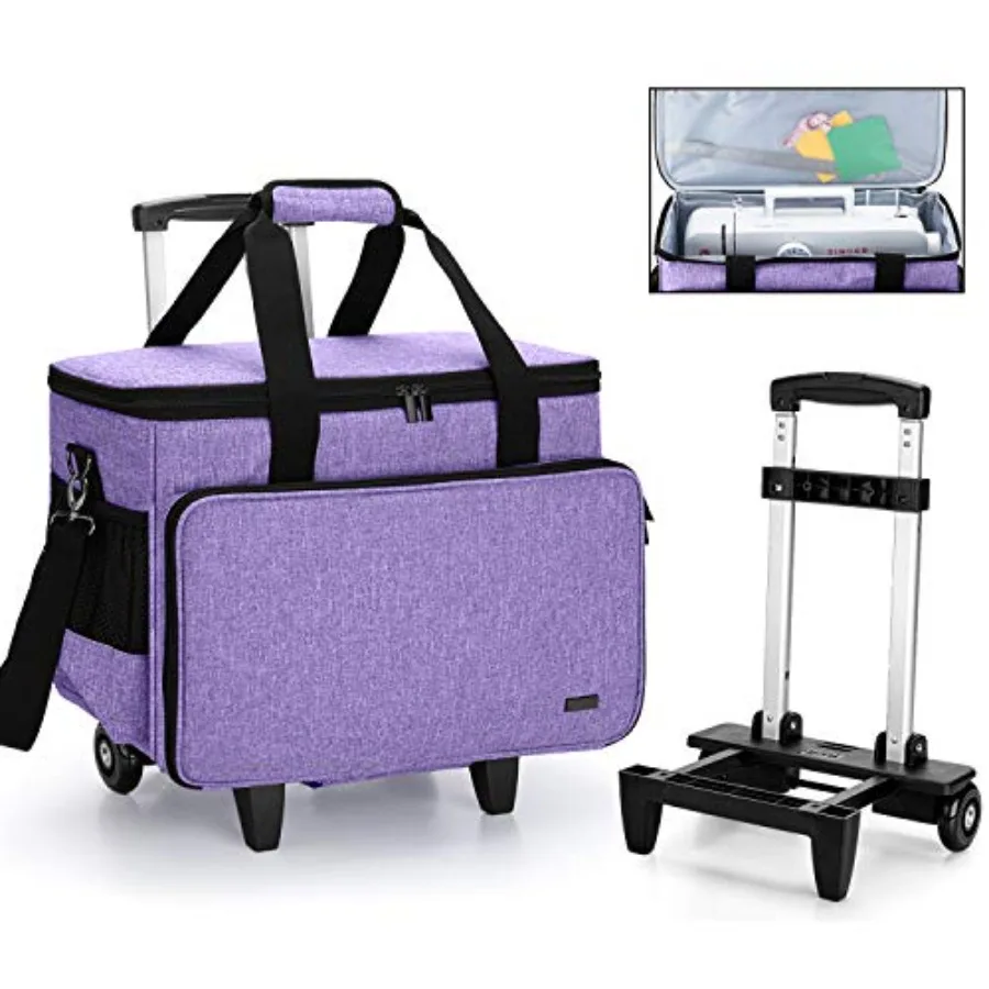 Upgraded Rolling Carrying Case with Detachable Trolley Tote Removable Bottom Board and Thickened Trailer Leg for Most Standard
Upgraded Rolling Carrying Case with Detachable Trolley Tote Removable Bottom Board and Thickened Trailer Leg for Most Standard