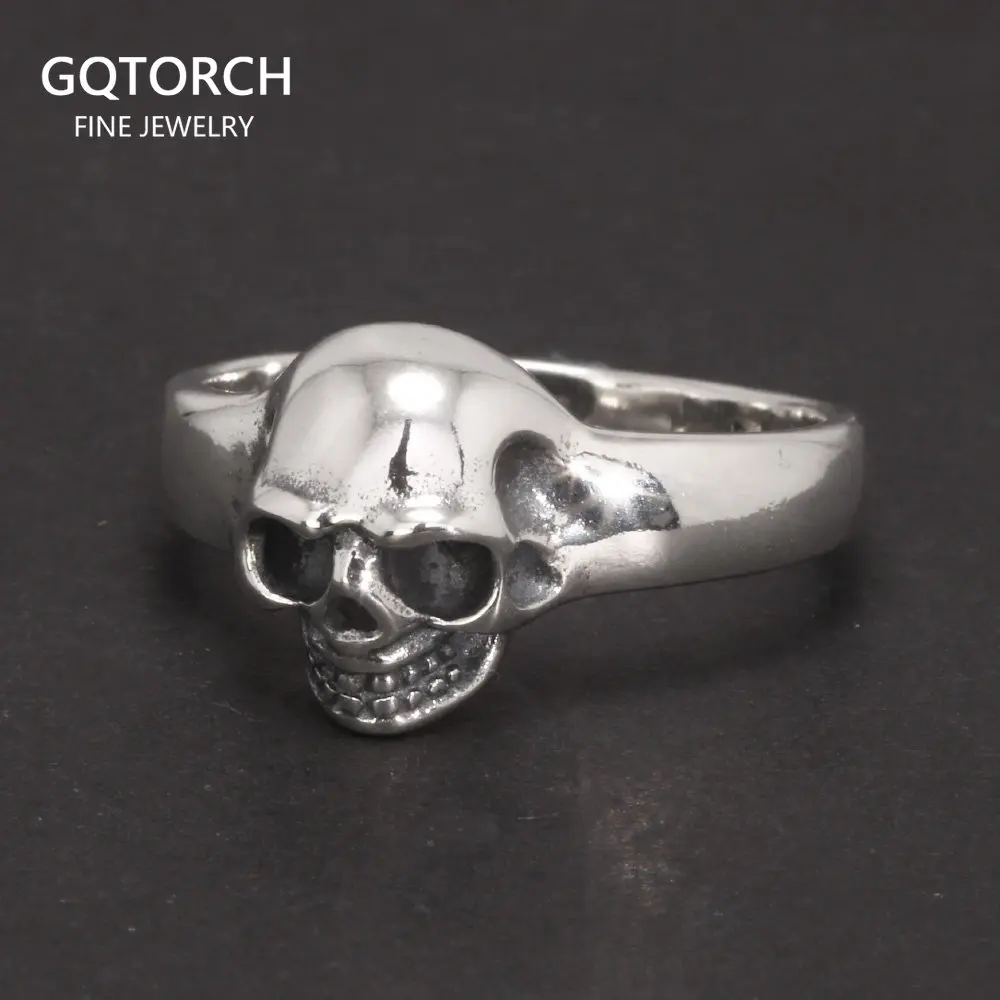 S925 Sterling Silver Vintage Skeleton Ring for Men Skull Punk Hip Hop Rock Ring Retro Simple Style Jewelry
S925 Sterling Silver Vintage Skeleton Ring for Men Skull Punk Hip Hop Rock Ring Retro Simple Style Jewelry