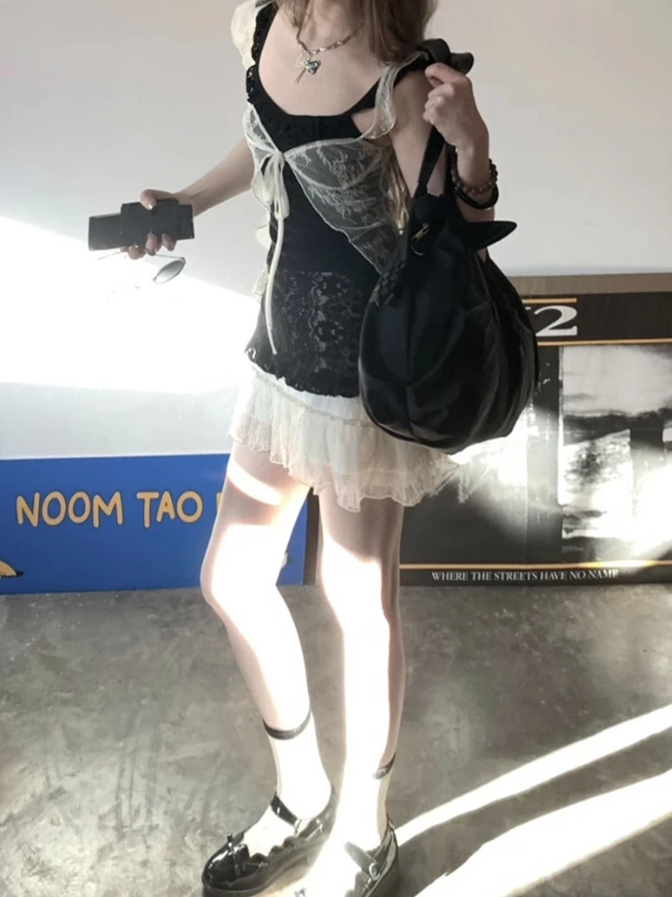 American Hot Girl Sle Lace Splice Summer 2025 New Design Sensation Two-Piece Set with Strap Dr And Open Cardigan for Women
American Hot Girl Sle Lace Splice Summer 2025 New Design Sensation Two-Piece Set with Strap Dr And Open Cardigan for Women