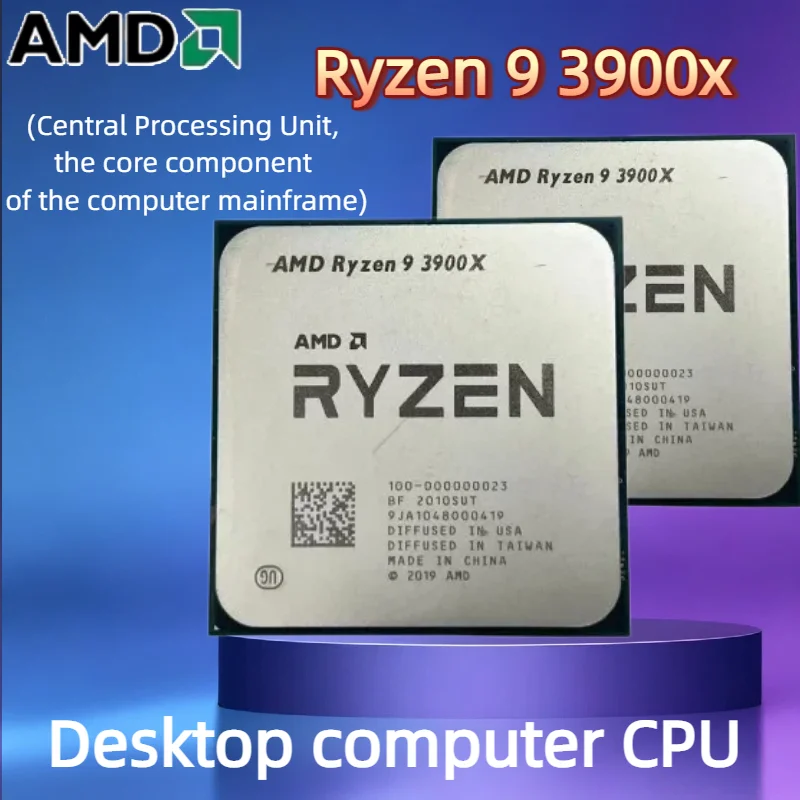 AMD CPU Ryzen 9 R9 3900X 12-Core 24-Thread processor 3.8GHz Hot Sale