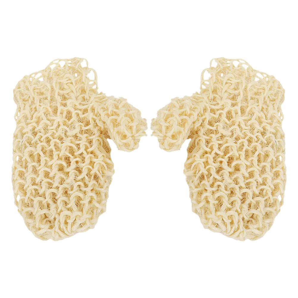 1 Pair Sisal Exfoliating Bath Scrub Reusable Shower Bathing Gloves For Dead Skin Removal Deep Cleansing Lightweight 
1 Pair Sisal Exfoliating Bath Scrub Reusable Shower Bathing Gloves For Dead Skin Removal Deep Cleansing Lightweight