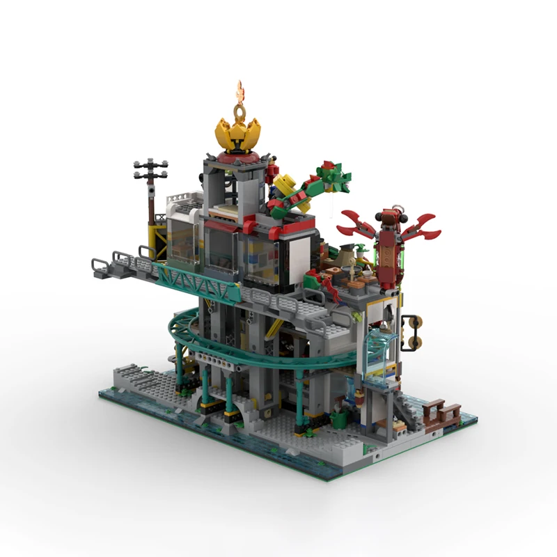 Moc 590PCS City of Lanterns Platform architecture model Collector's Edition Building Blocks Technic Toy Creative Gift for Kids
Moc 590PCS City of Lanterns Platform architecture model Collector's Edition Building Blocks Technic Toy Creative Gift for Kids