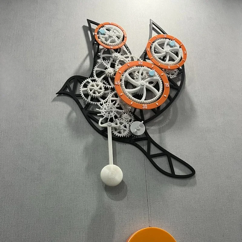 3D Printing Hobbyist Toy Model Wall Electronic Wall Clock 3D Printing Model Mechanical Gear Pigeon Pendulum Clock
3D Printing Hobbyist Toy Model Wall Electronic Wall Clock 3D Printing Model Mechanical Gear Pigeon Pendulum Clock