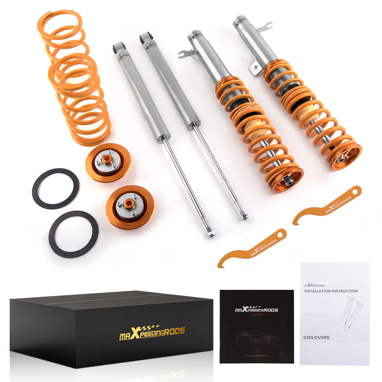 Shock Absorber Coilover Suspension Spring Kits for Ford Focus MK1 98-04 1.8 16V
Shock Absorber Coilover Suspension Spring Kits for Ford Focus MK1 98-04 1.8 16V