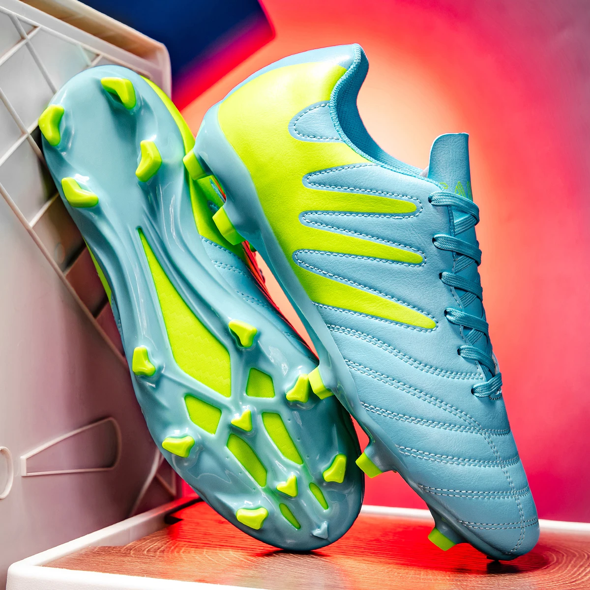 All Grass Types AG/FG Football Boots,PU Fabric Wear-resistant Upper,TPU Long Studs Grip Sole,Unisex Children Training Sneakers
All Grass Types AG/FG Football Boots,PU Fabric Wear-resistant Upper,TPU Long Studs Grip Sole,Unisex Children Training Sneakers