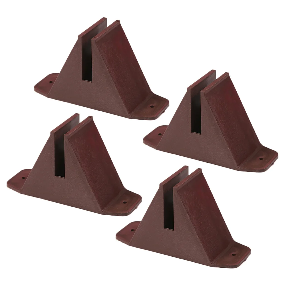4 Pcs Brown Fences Base Kit Plastic Garden Support Stand Fence Base Holder Stable Long Lasting Fence Supplies
4 Pcs Brown Fences Base Kit Plastic Garden Support Stand Fence Base Holder Stable Long Lasting Fence Supplies