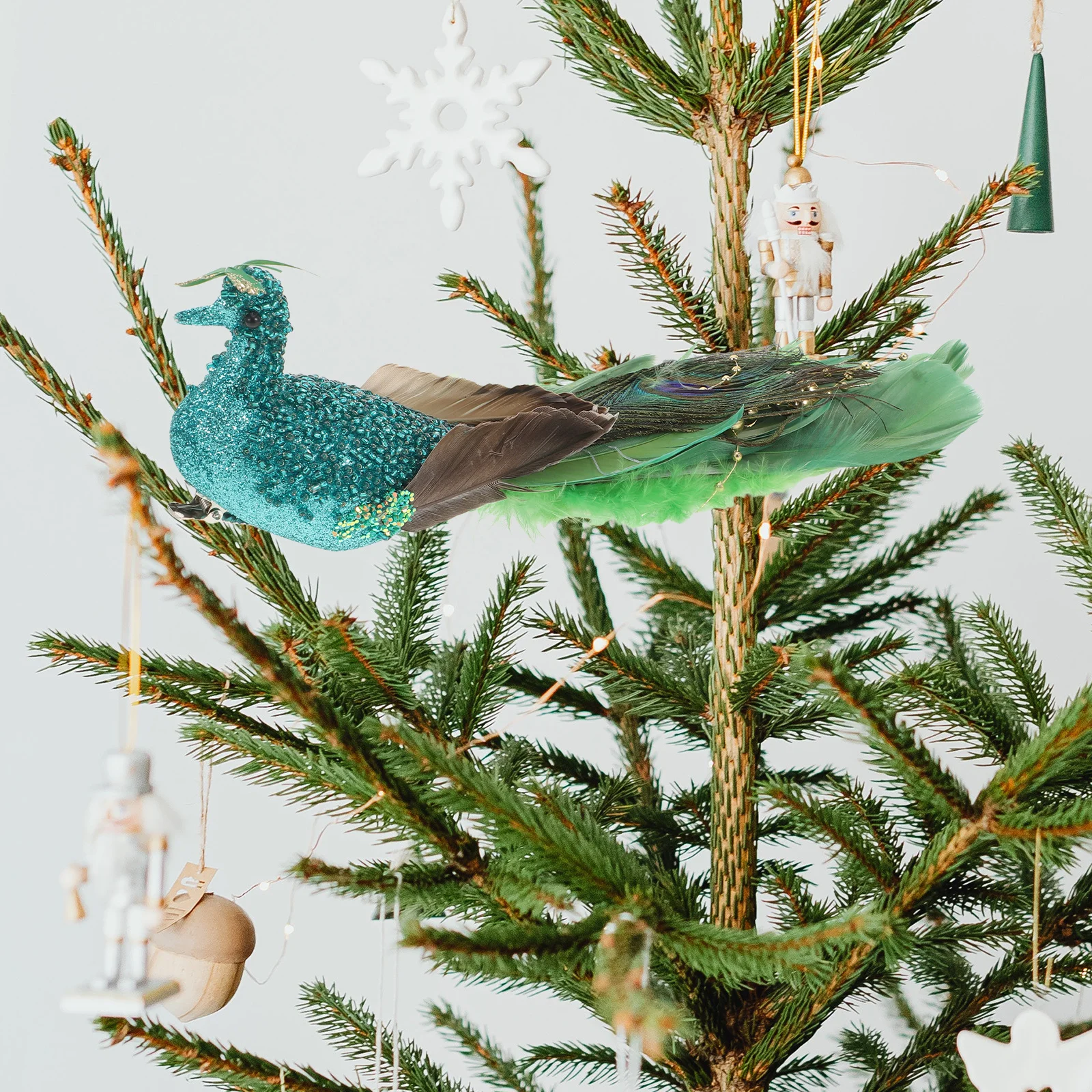 Christmas Decorations Bird Tree Artificial Peacocks Hanging Ornaments Indoor Birds for Craft Figurine Decorative
Christmas Decorations Bird Tree Artificial Peacocks Hanging Ornaments Indoor Birds for Craft Figurine Decorative